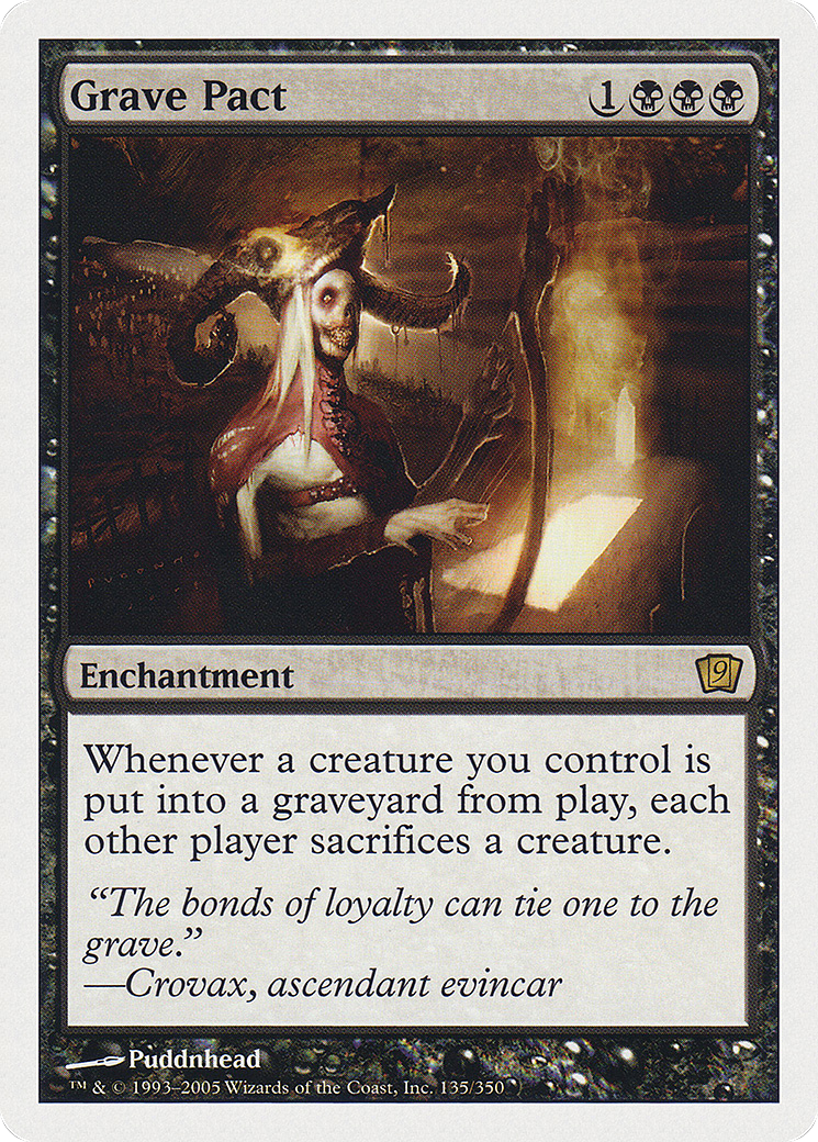 Grave Pact (9ED-135) - 9th Edition Foil