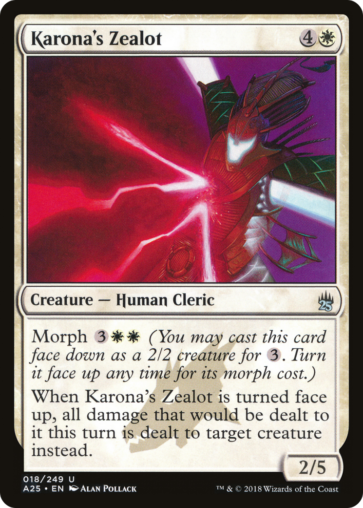 Karona's Zealot (A25-018) - Masters 25 Foil