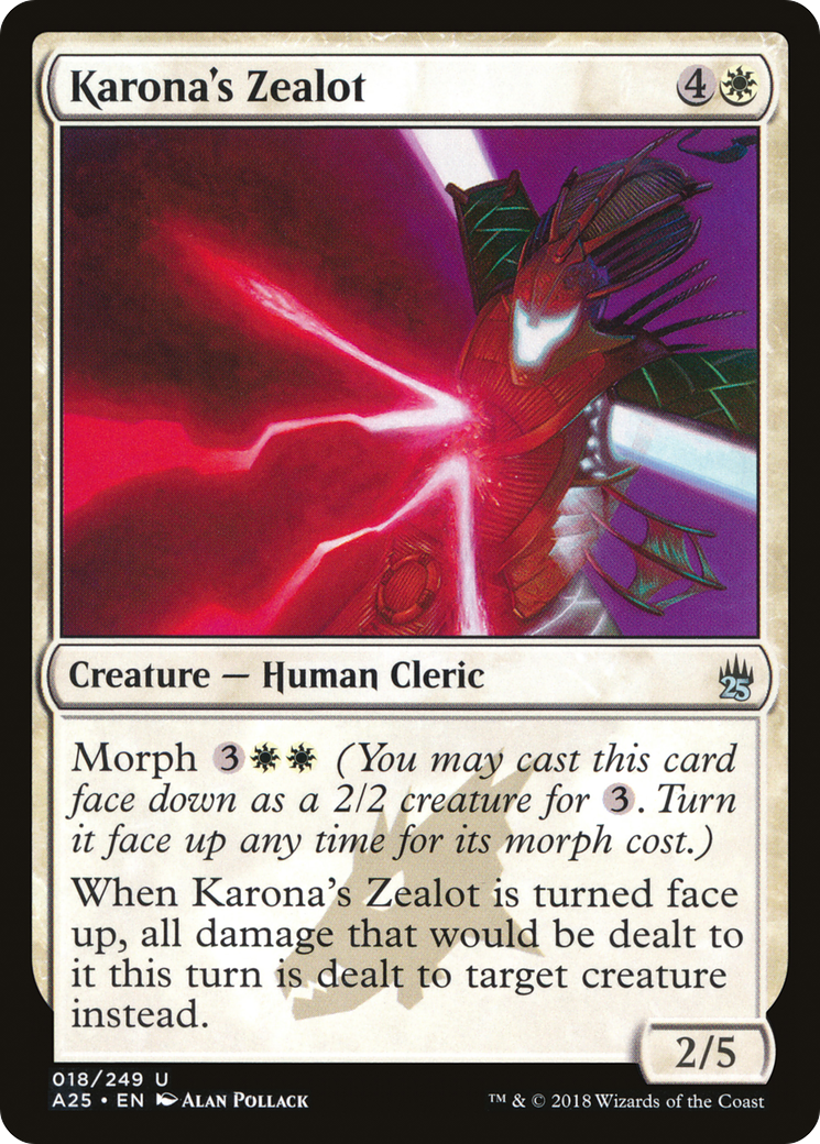 Karona's Zealot (A25-018) - Masters 25 Foil