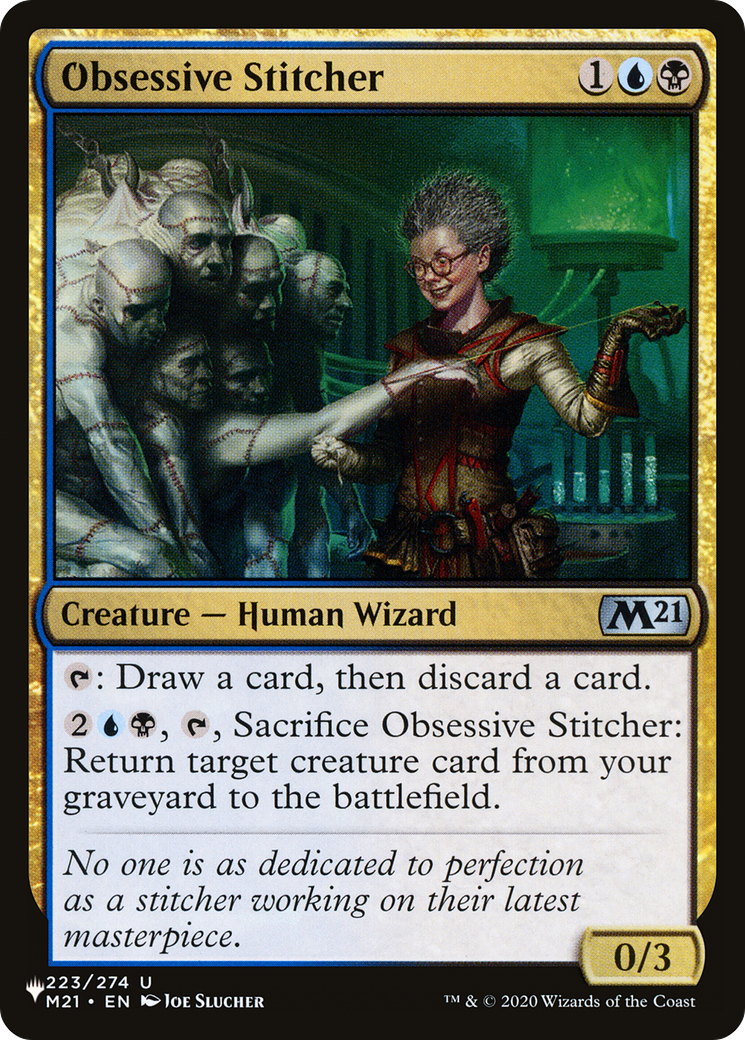 Obsessive Stitcher (LIST-M21-223) - The List