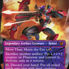 Flamewar, Brash Veteran (Shattered Glass) (BOT-024) - Transformers: (shatteredglass, convertdfc) (Borderless) Foil