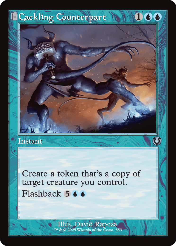 Cackling Counterpart (Retro Frame) (INR-353) - Innistrad Remastered: (tombstone) Foil