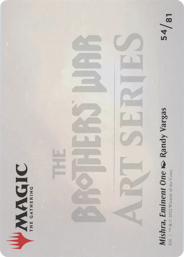 Mishra, Eminent One // Mishra, Eminent One (ABRO-054) - The Brothers' War Art Series (Borderless)