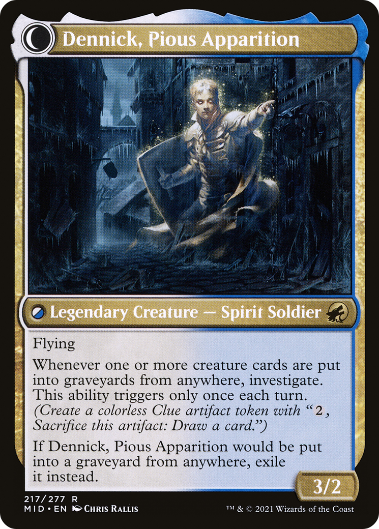 Dennick, Pious Apprentice (LIST-MID-217) - The List: (Double Faced Transform)