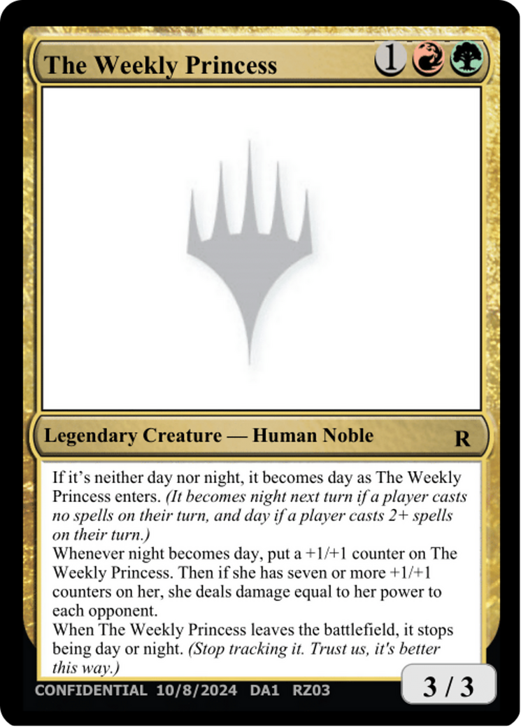 The Weekly Princess (UNK-RZ03E) - Unknown Event