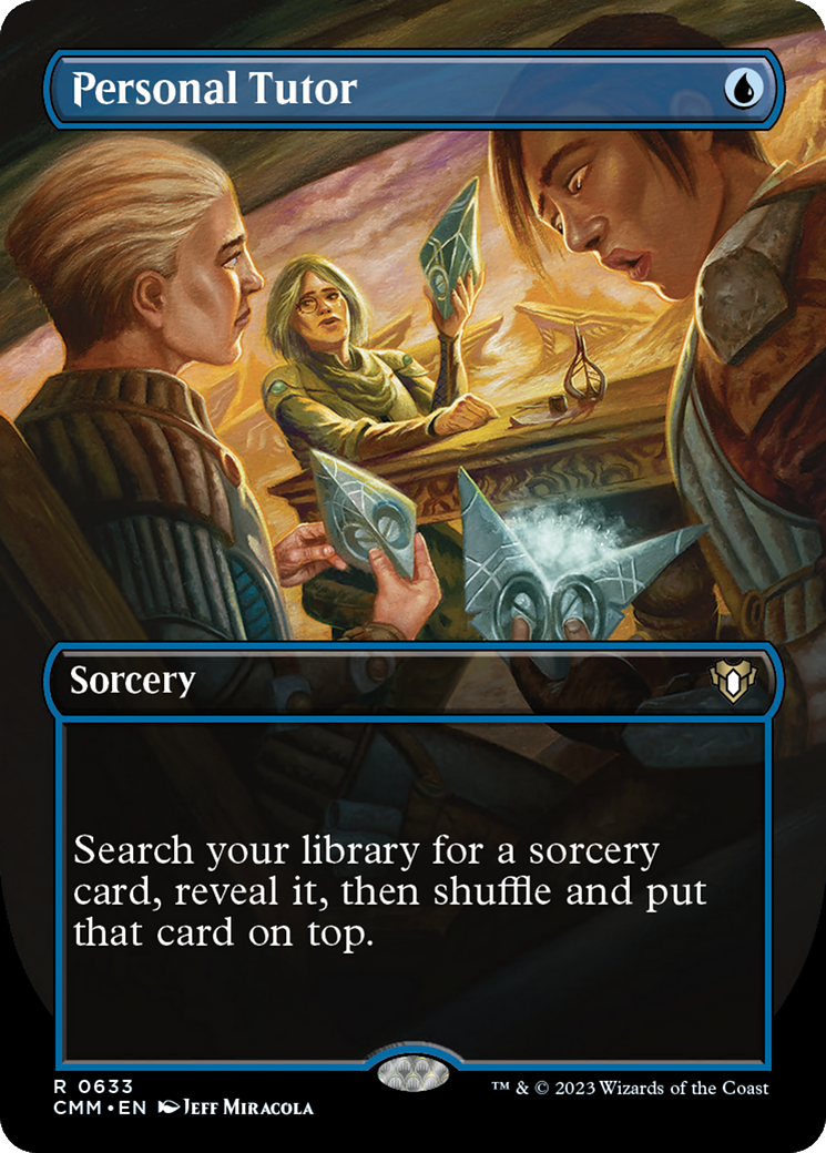 Personal Tutor (Borderless) (CMM-633) - Commander Masters (Borderless) Foil