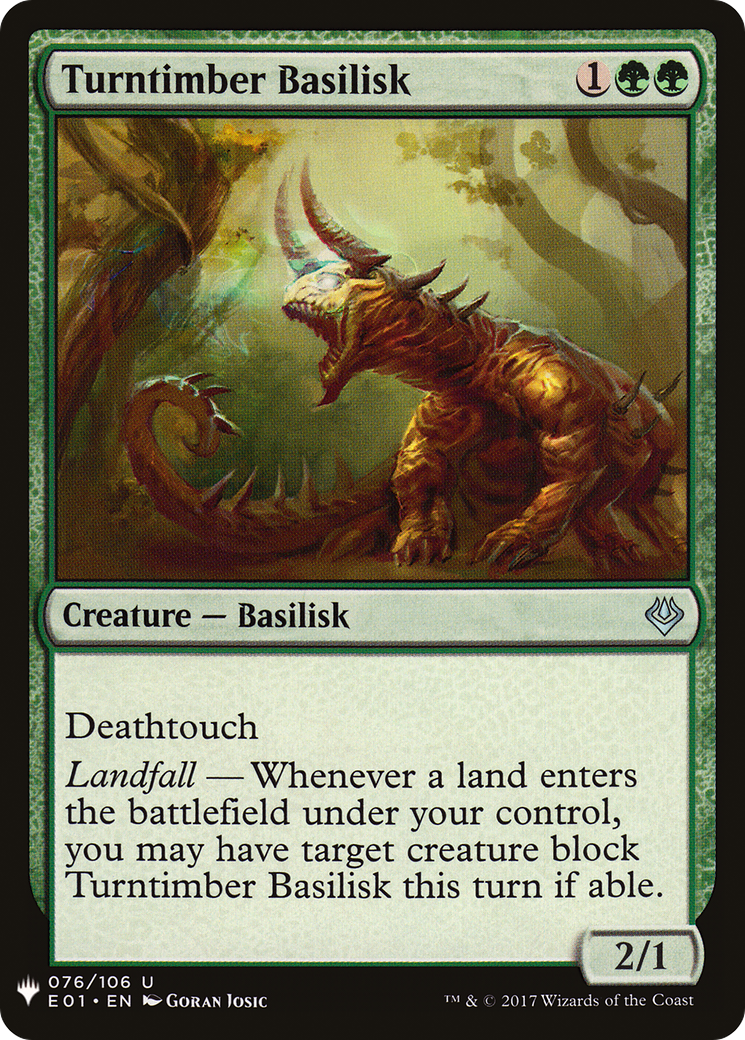 Turntimber Basilisk (LIST-E01-76) - The List