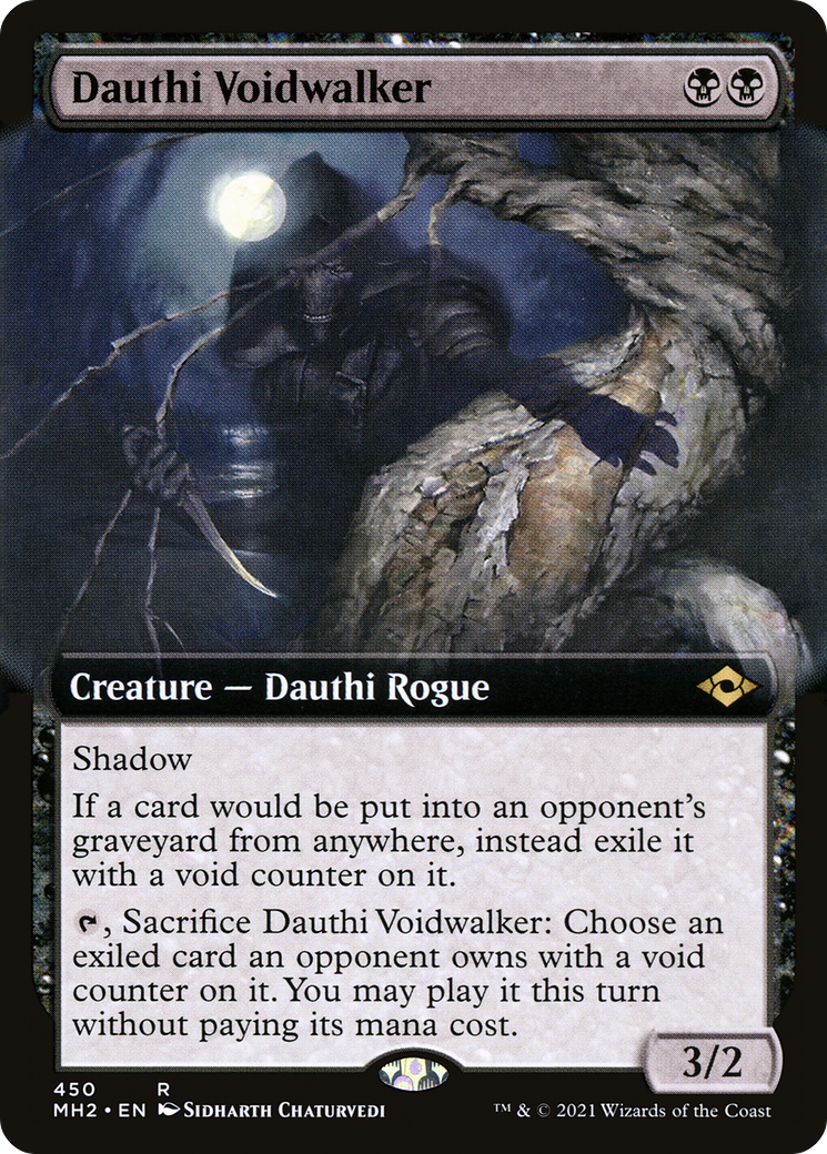 Dauthi Voidwalker (Extended Art) (MH2-450) - Modern Horizons 2: (Extended Art) Foil