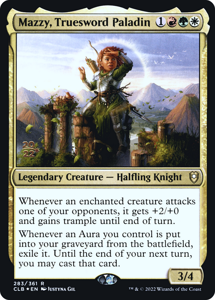 Mazzy, Truesword Paladin (PRE-283) - Battle for Baldur's Gate Promos Foil