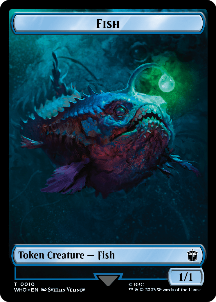 Fish (TWHO-010) - Doctor Who Tokens