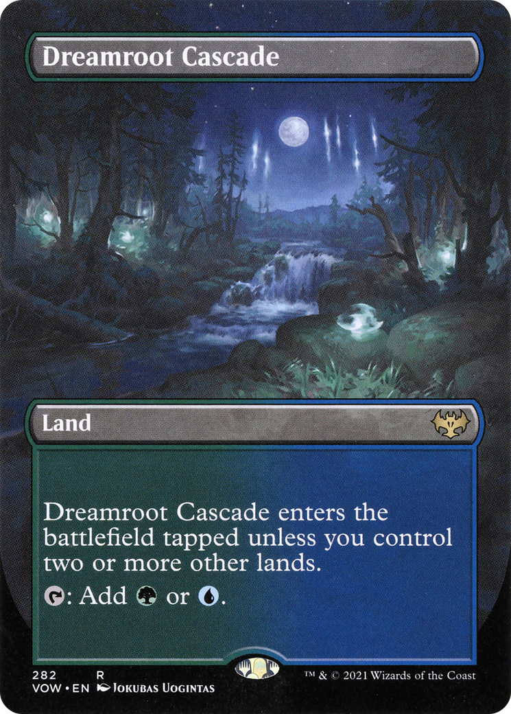 Dreamroot Cascade (Borderless) (VOW-282) - Innistrad: Crimson Vow (Borderless) Foil