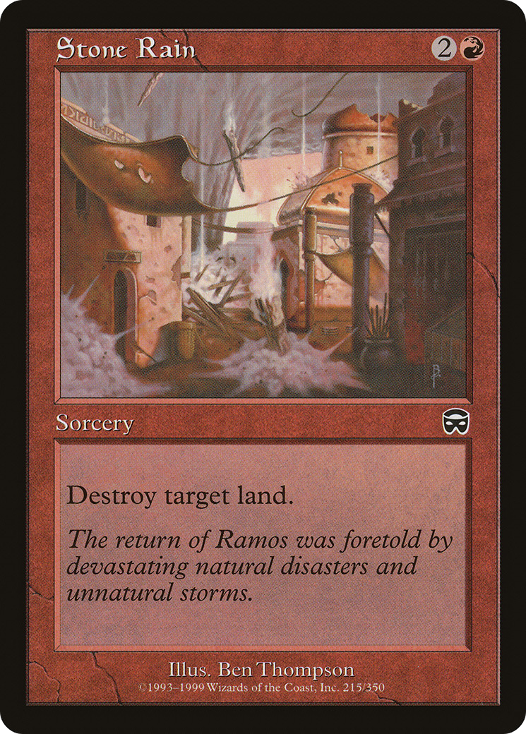 Stone Rain (MMQ-215) - Mercadian Masques Foil