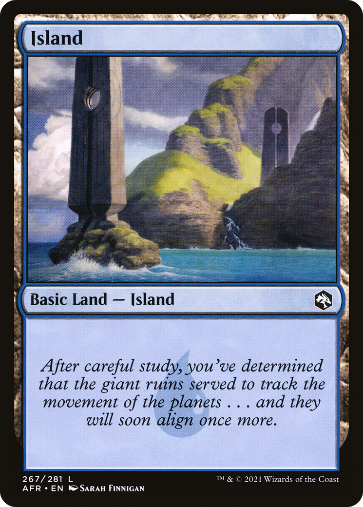 Island (267) (AFR-267) - Adventures in the Forgotten Realms Foil
