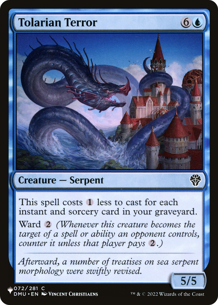 Tolarian Terror (LIST-072/281) - The List