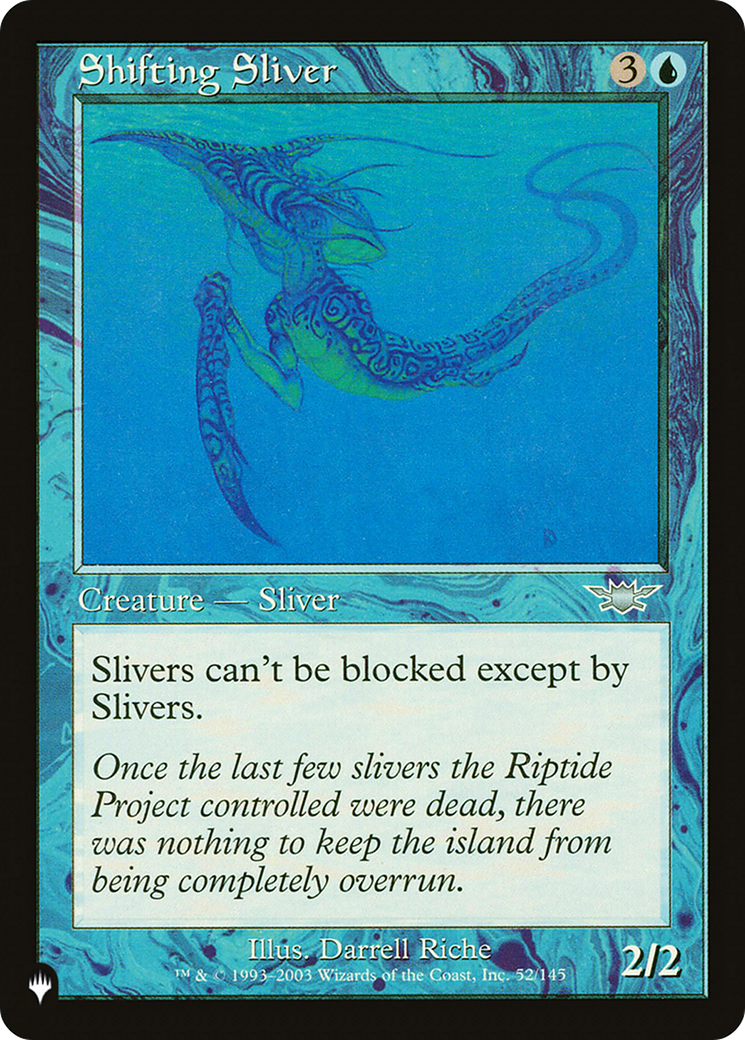 Shifting Sliver (LIST-52/145) - The List