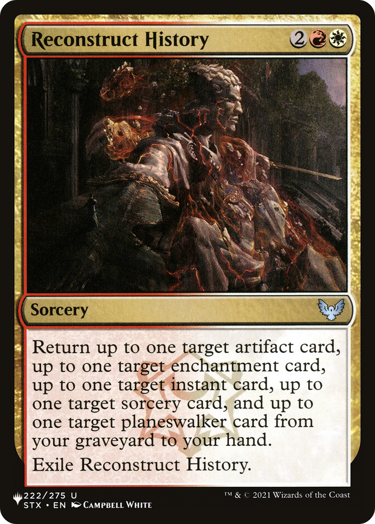 Reconstruct History (LIST-222/275) - The List