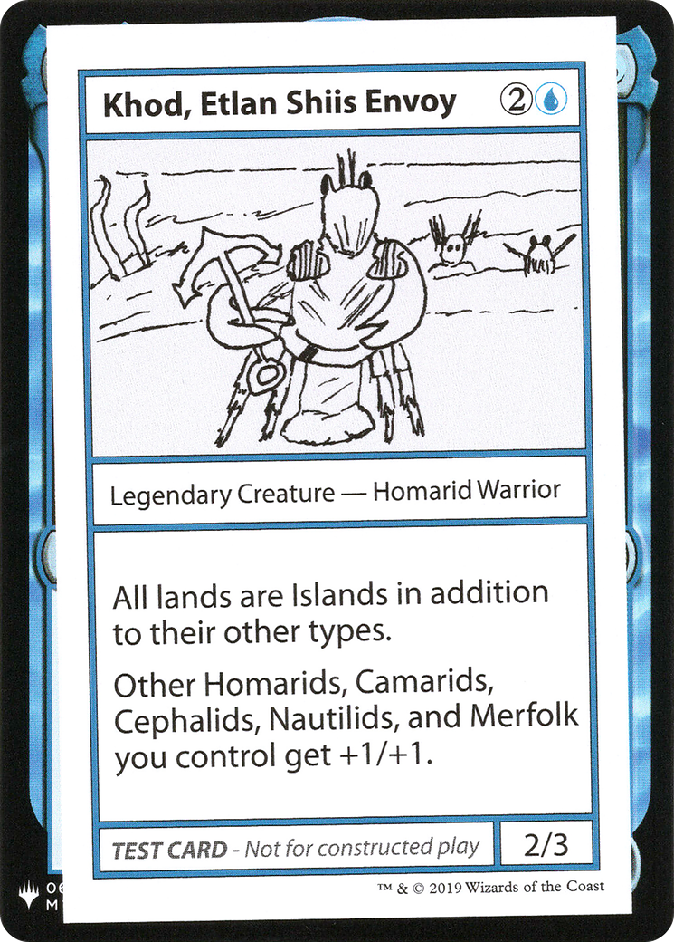 Khod, Etlan Shiis Envoy (CMB1-) - Mystery Booster Playtest Cards 2019