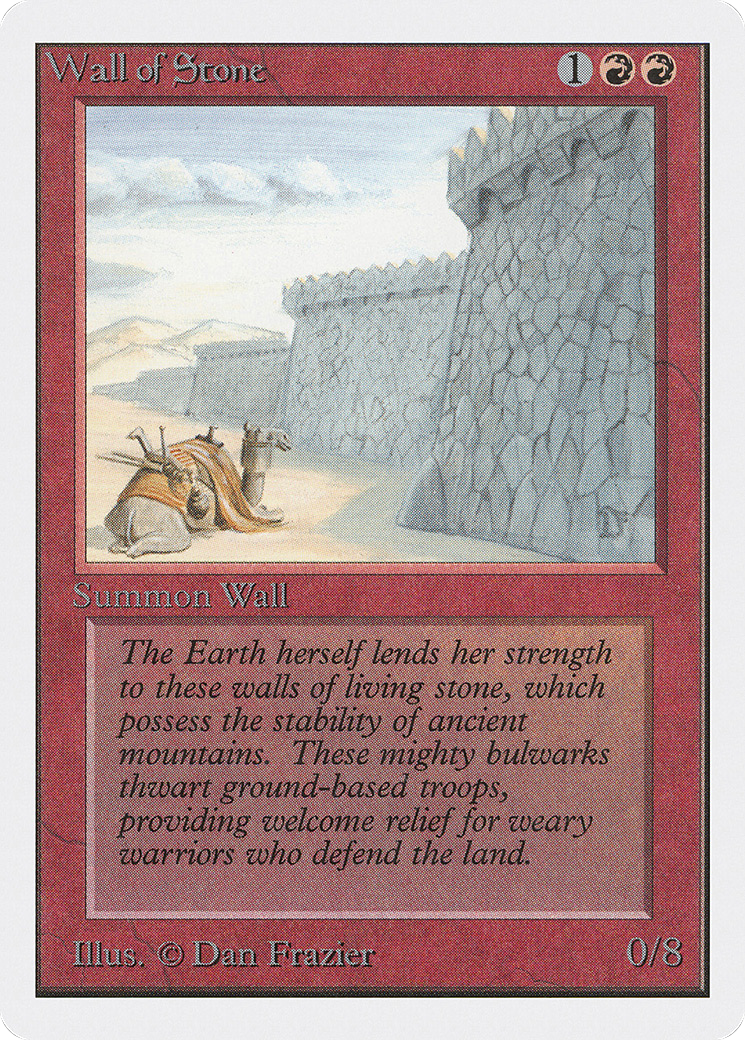 Wall of Stone (2ED-) - Unlimited Edition