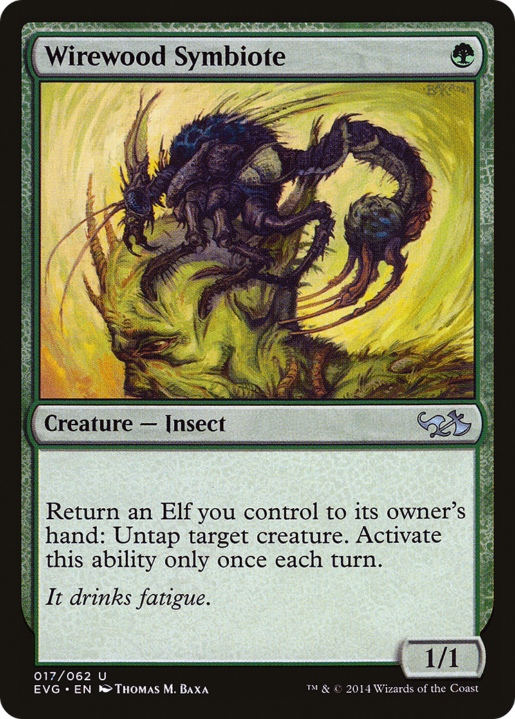 Wirewood Symbiote (DD3-) - Duel Decks Anthology: Elves vs. Goblins