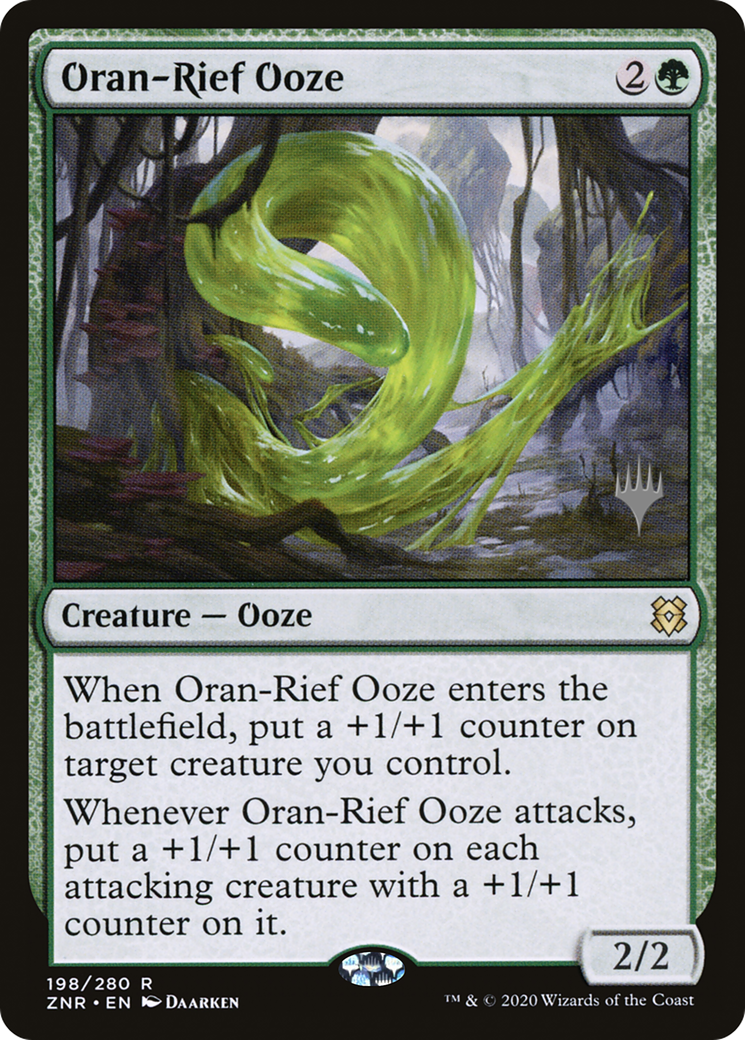 Oran-Rief Ooze (PPZNR-198P) - Zendikar Rising Promos Foil
