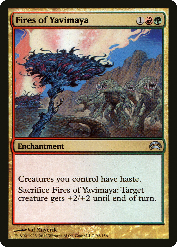 Fires of Yavimaya (PC2-092) - Planechase 2012 Foil