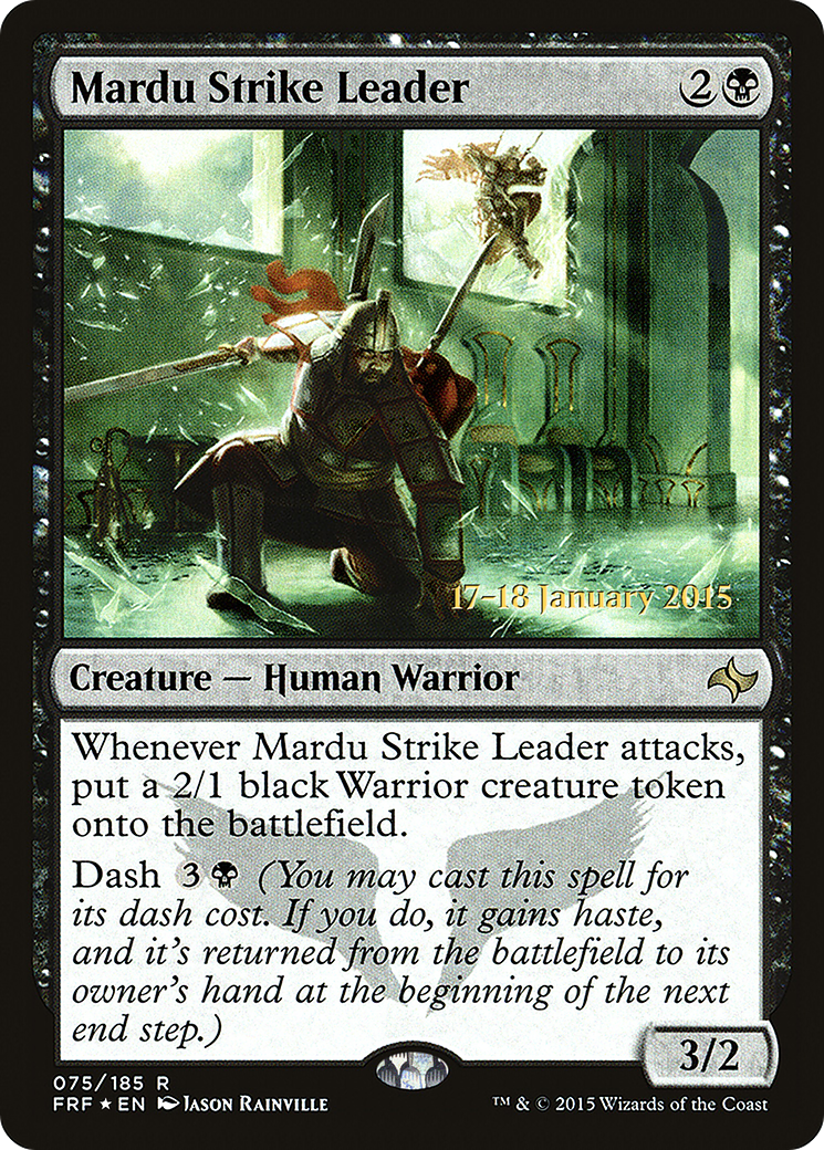 Mardu Strike Leader (PRE-075) - Fate Reforged Promos Foil