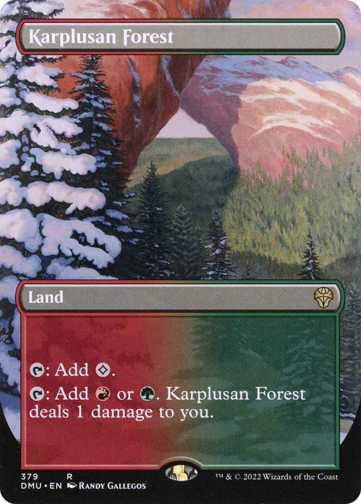 Karplusan Forest (Borderless) (DMU-379) - Dominaria United (Borderless)
