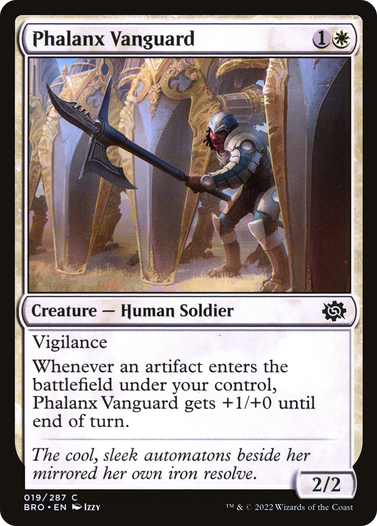 Phalanx Vanguard (BRO-019) - The Brothers' War Foil