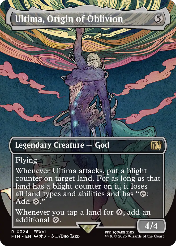 Ultima, Origin of Oblivion (Borderless) (FIN-324) - FINAL FANTASY (Borderless) Foil