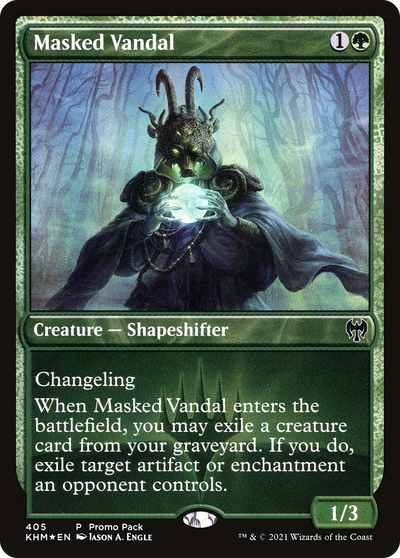Masked Vandal (Promo Pack) [Kaldheim Promos]