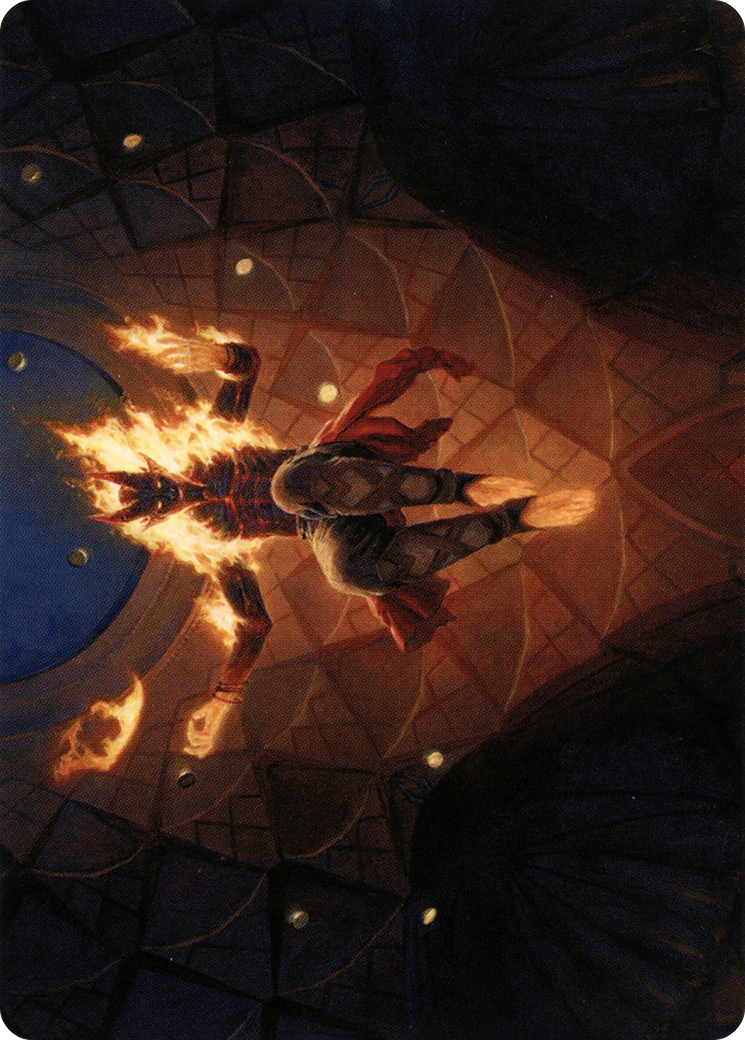 Yusri, Fortune's Flame // Yusri, Fortune's Flame (AMH2-060) - Modern Horizons 2 Art Series (Borderless)