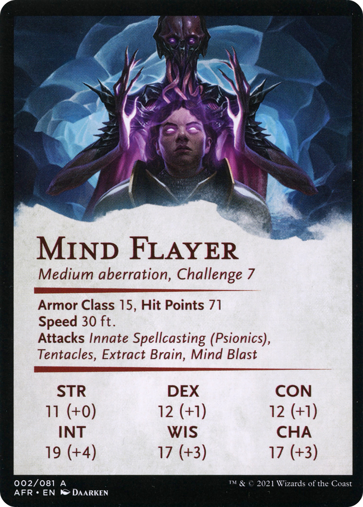 Mind Flayer // Mind Flayer (AAFR-002) - Adventures in the Forgotten Realms Art Series (Borderless)