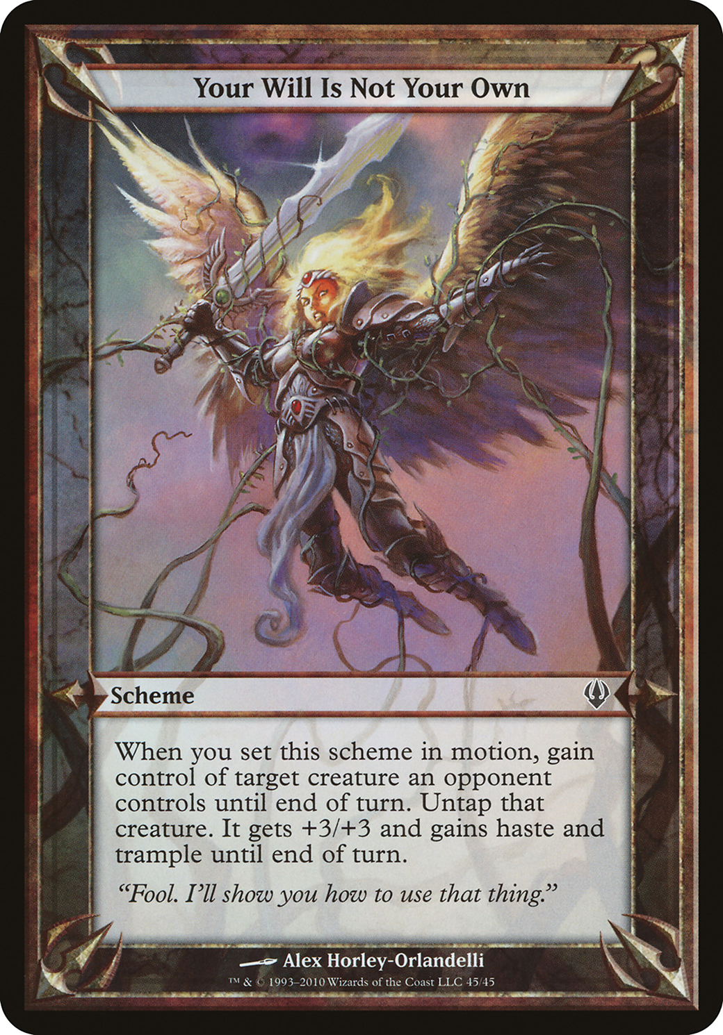 Your Will Is Not Your Own (Archenemy) (OVER-) - Archenemy Schemes