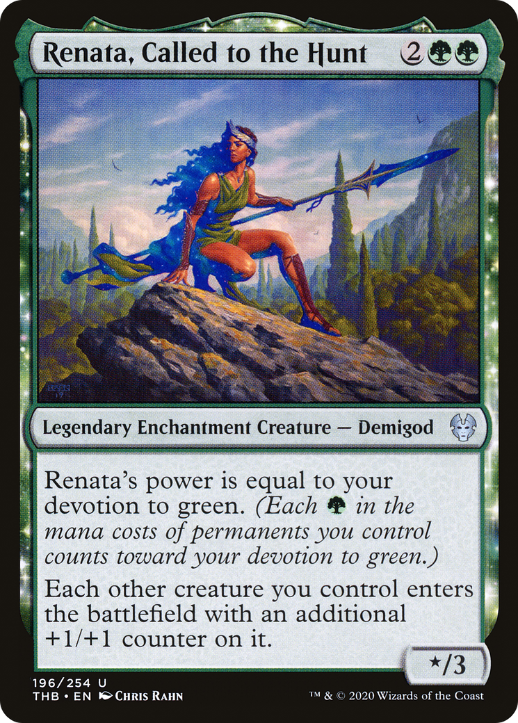 Renata, Called to the Hunt (THB-196) - Theros Beyond Death: (enchantment)