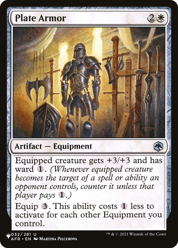 Plate Armor (LIST-032/281) - The List