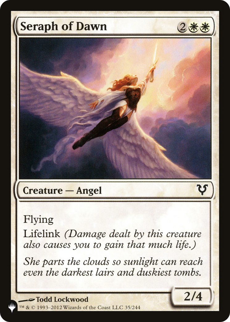 Seraph of Dawn (LIST-35/244) - The List