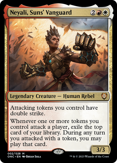 Neyali, Suns' Vanguard (ONC-002) - Phyrexia: All Will Be One Commander