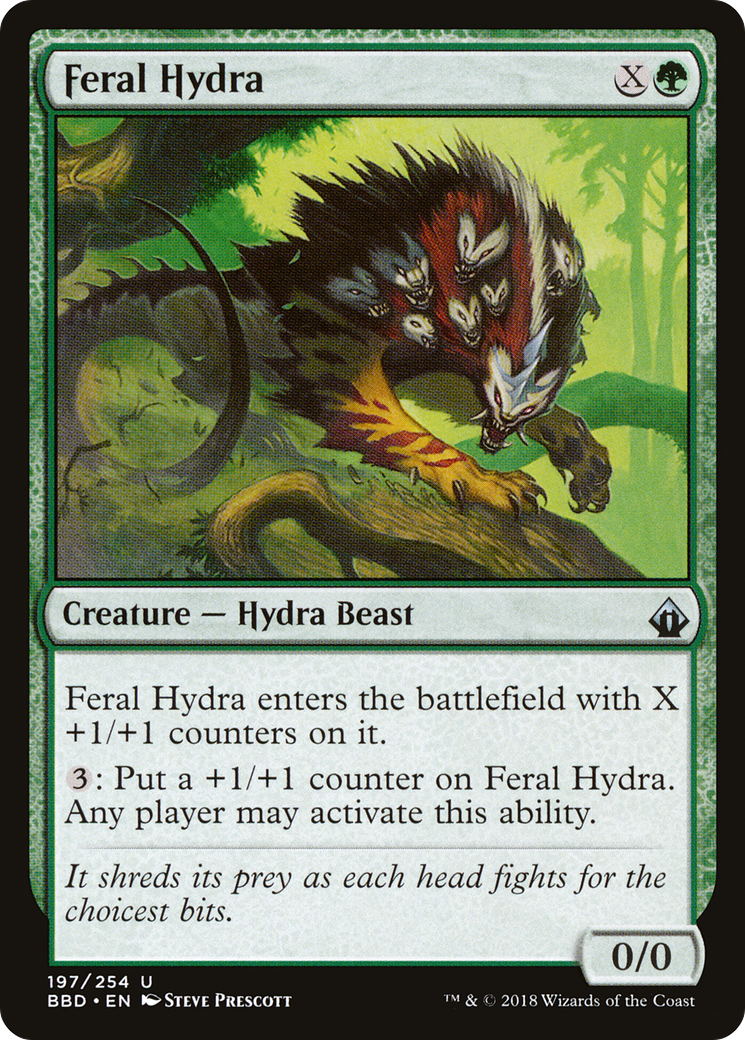 Feral Hydra (BBD-197) - Battlebond