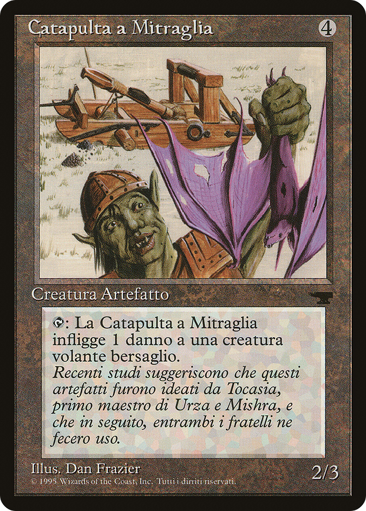 Grapeshot Catapult (Italian) - "Catapulta a Mitraglia" (REN-) - Rinascimento