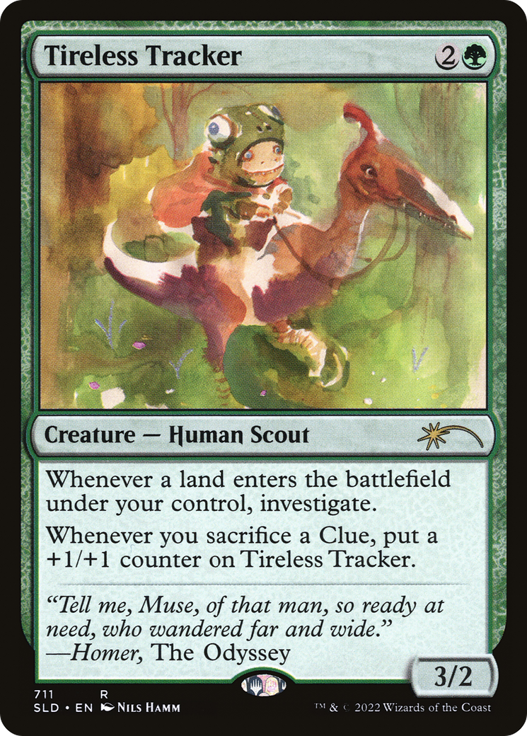 Tireless Tracker (711) (SLD-711) - Secret Lair Drop Foil