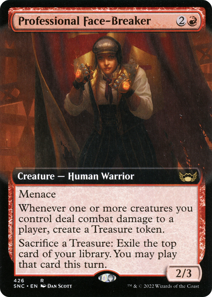 Professional Face-Breaker (Extended Art) (SNC-426) - Streets of New Capenna: (Extended Art)
