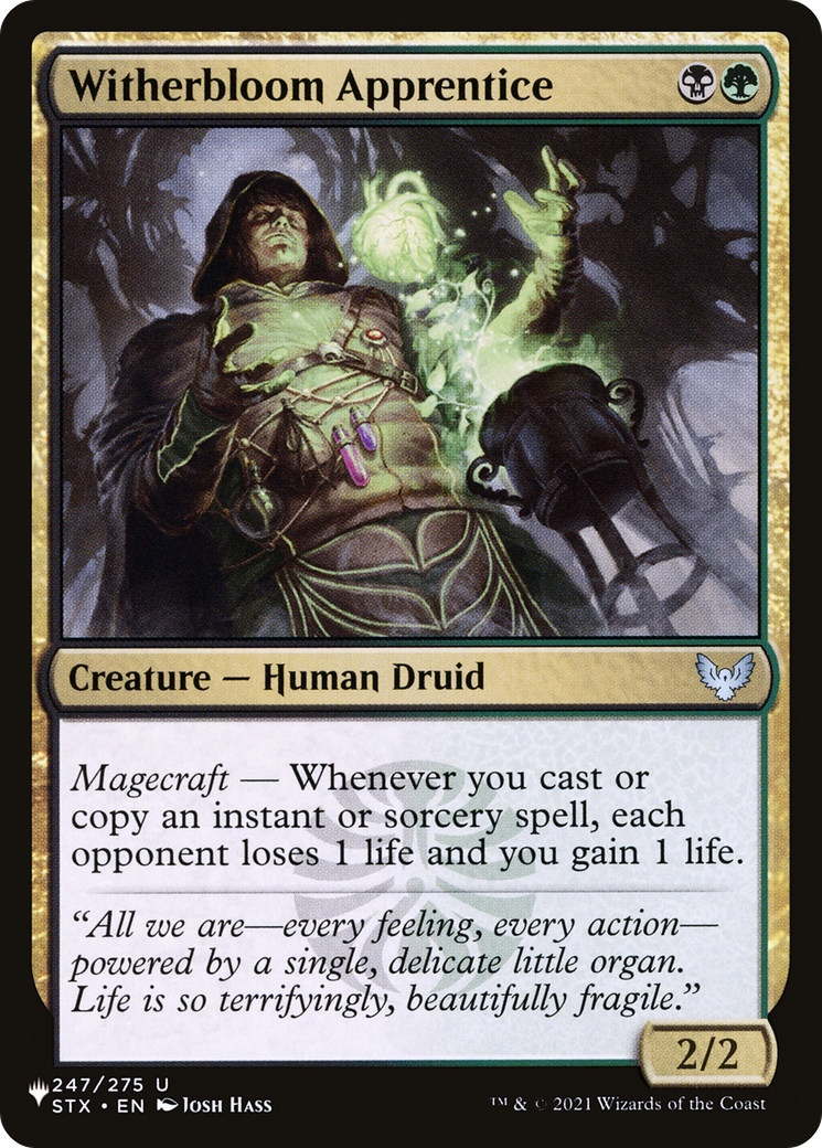 Witherbloom Apprentice (LIST-247/275) - The List