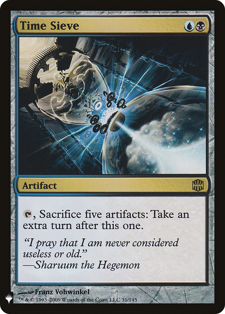 Time Sieve (LIST-031) - The List