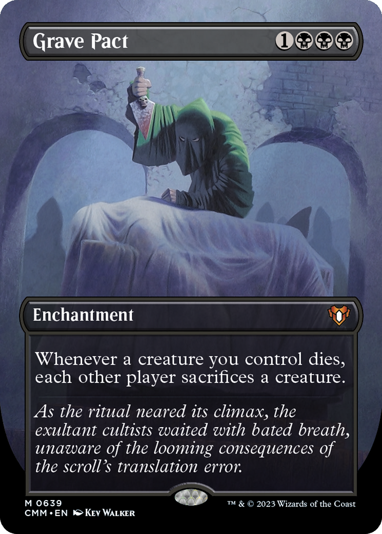 Grave Pact (Borderless) (CMM-639) - Commander Masters (Borderless)