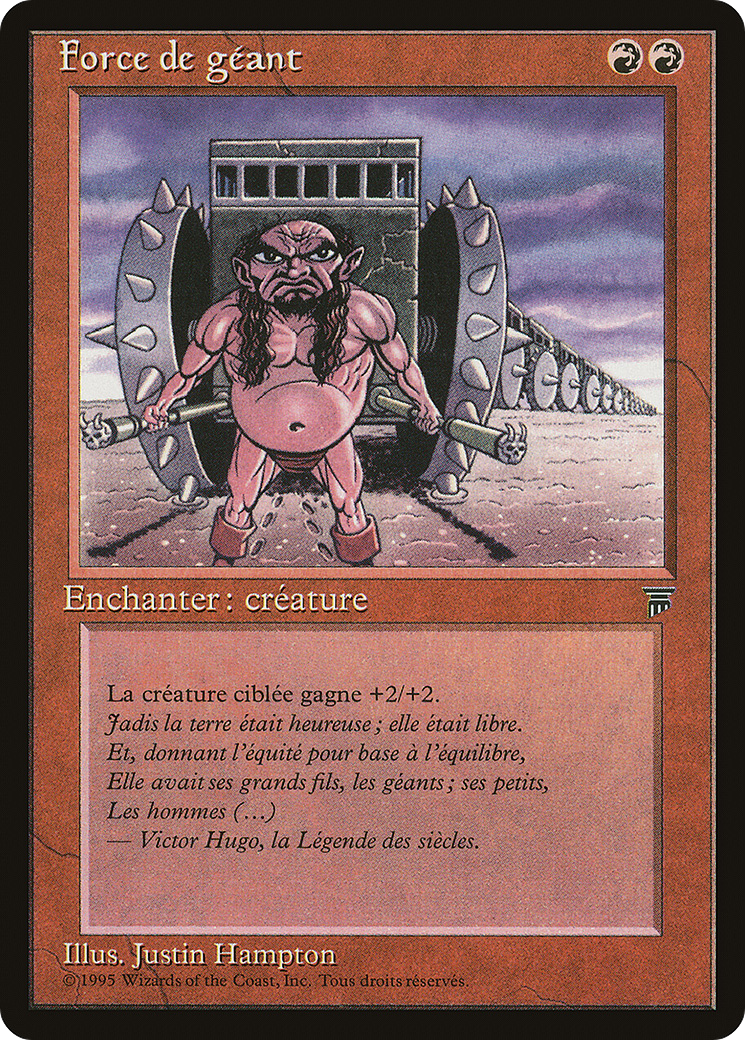 Giant Strength (French) - "Force de geant" (REN-) - Renaissance