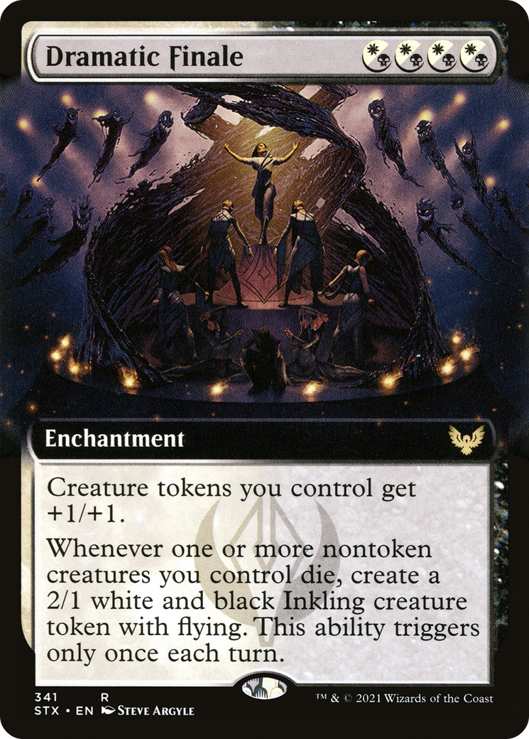 Dramatic Finale (Extended Art) (STX-341) - Strixhaven: School of Mages: (Extended Art) Foil