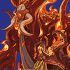 Phlage, Titan of Fire's Fury // Phlage, Titan of Fire's Fury (AMH3-050) - Modern Horizons 3 Art Series (Borderless)
