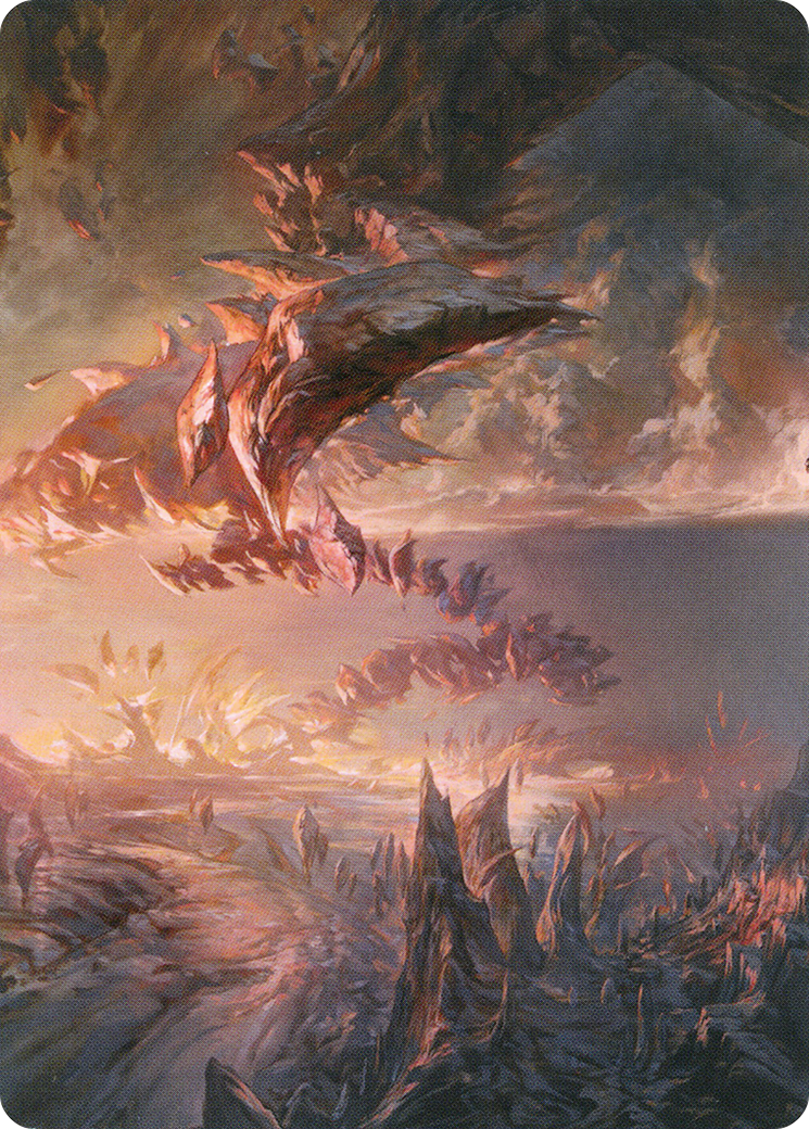 Needleverge Pathway // Needleverge Pathway (AZNR-027) - Zendikar Rising Art Series (Borderless) Foil