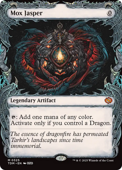 Mox Jasper (Showcase) (TDM-325) - Tarkir: Dragonstorm: (Showcase)