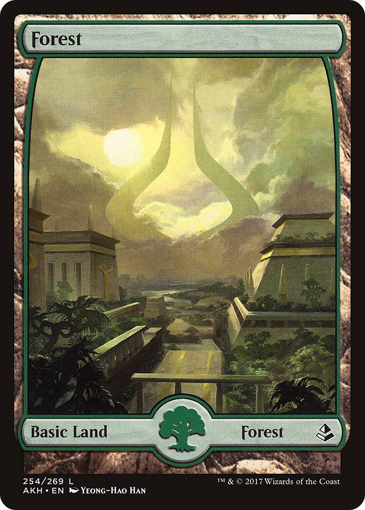 Forest (254) - Full Art (AKH-254) - Amonkhet